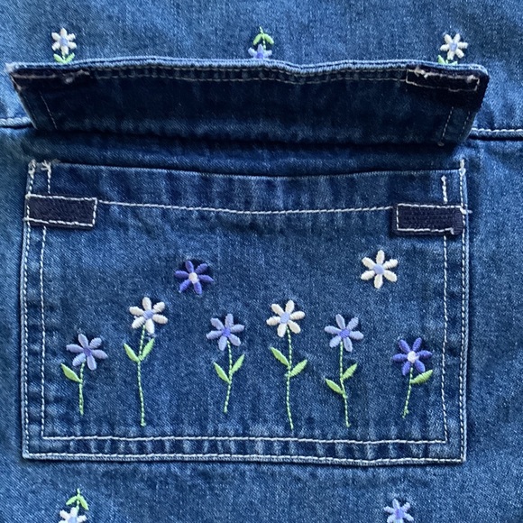 GREEN DOG Little Girls size 4T overall demin jumper. - Picture 5 of 6